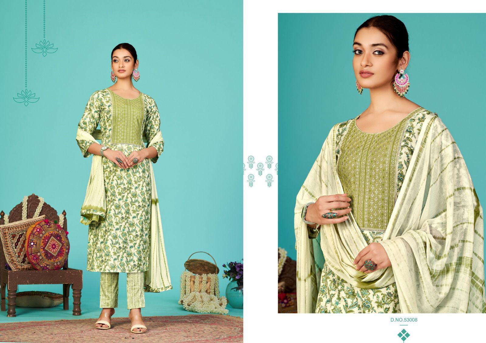 Buy Capsule Embroidery Dolcy Radha Fab Pant Style Suits Cata